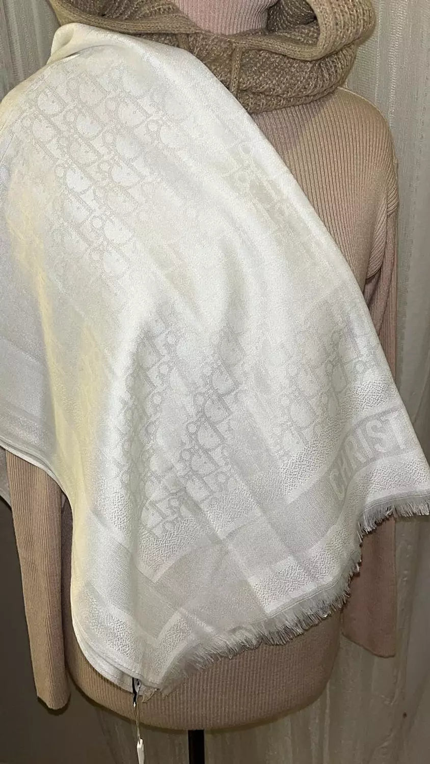 Dior Lightweight Double-Face Shawl