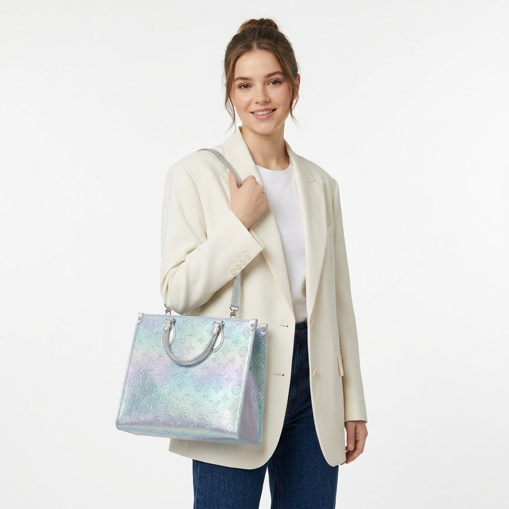 Louis Vuitton Monogram Vernis Holographic OnTheGo Tote Bag
