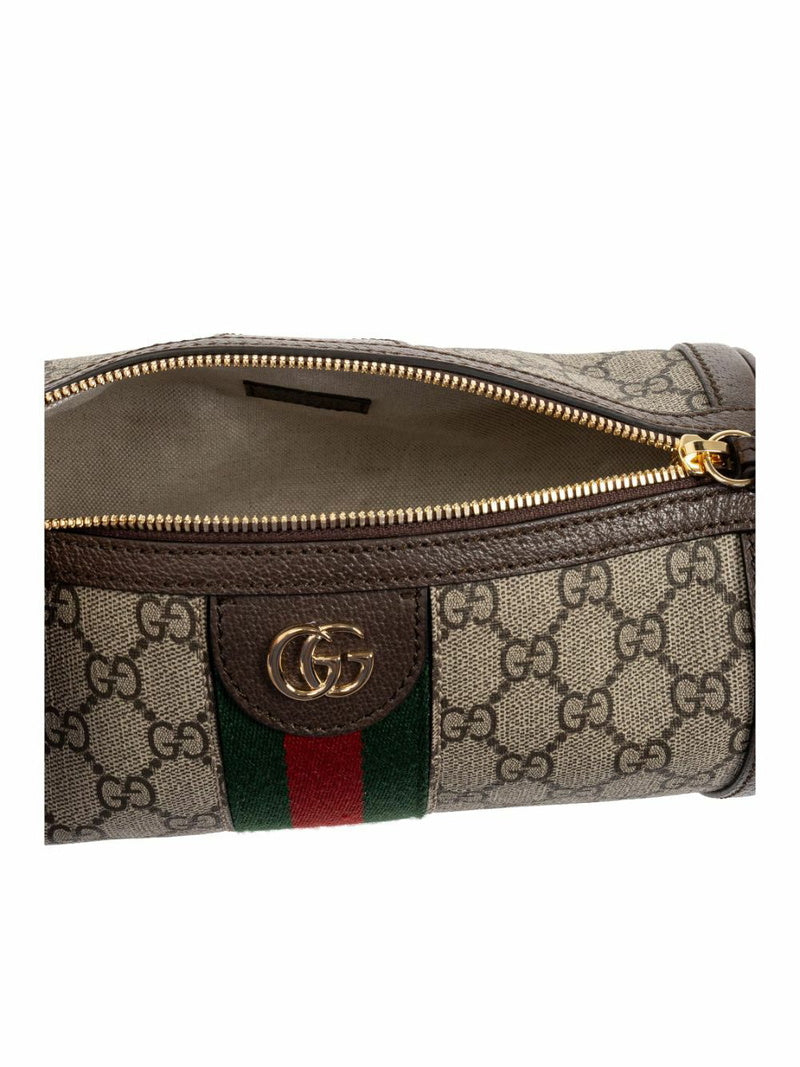 Gucci GG Canvas Shoulder Bag with Chain