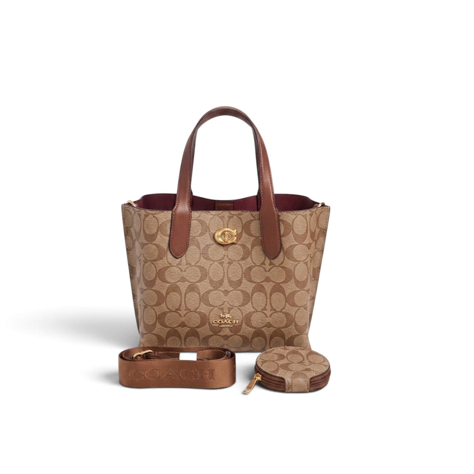 Coach Signature Canvas Tote Bag