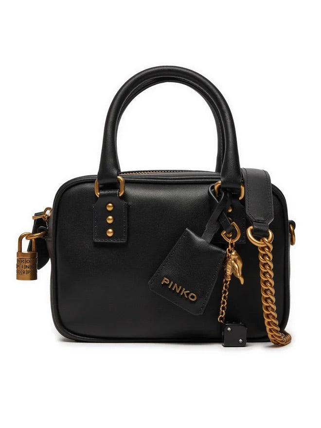 PINKO Leather Shoulder Bag Bowling