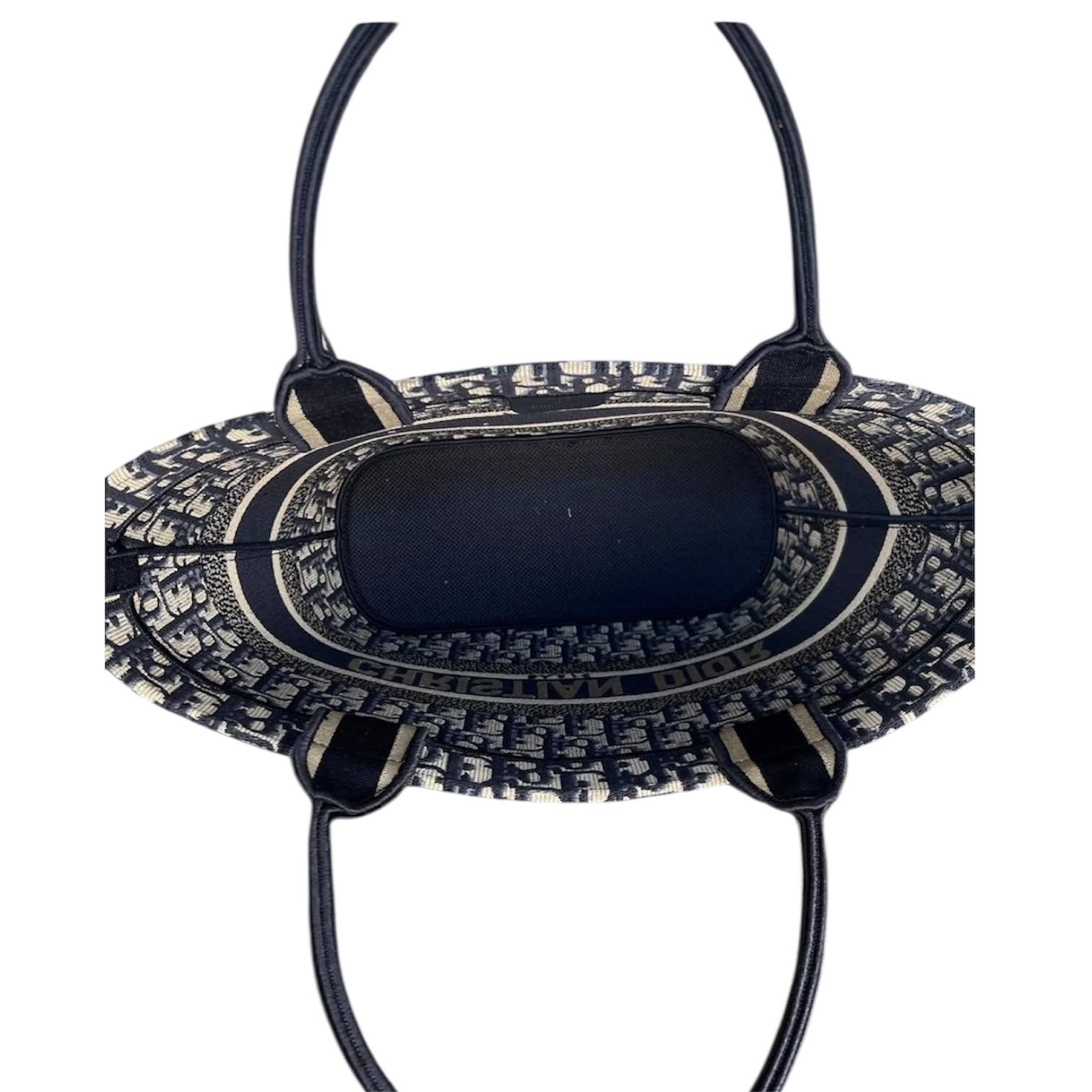 Christian Dior Book Tote – Blue Oblique Canvas