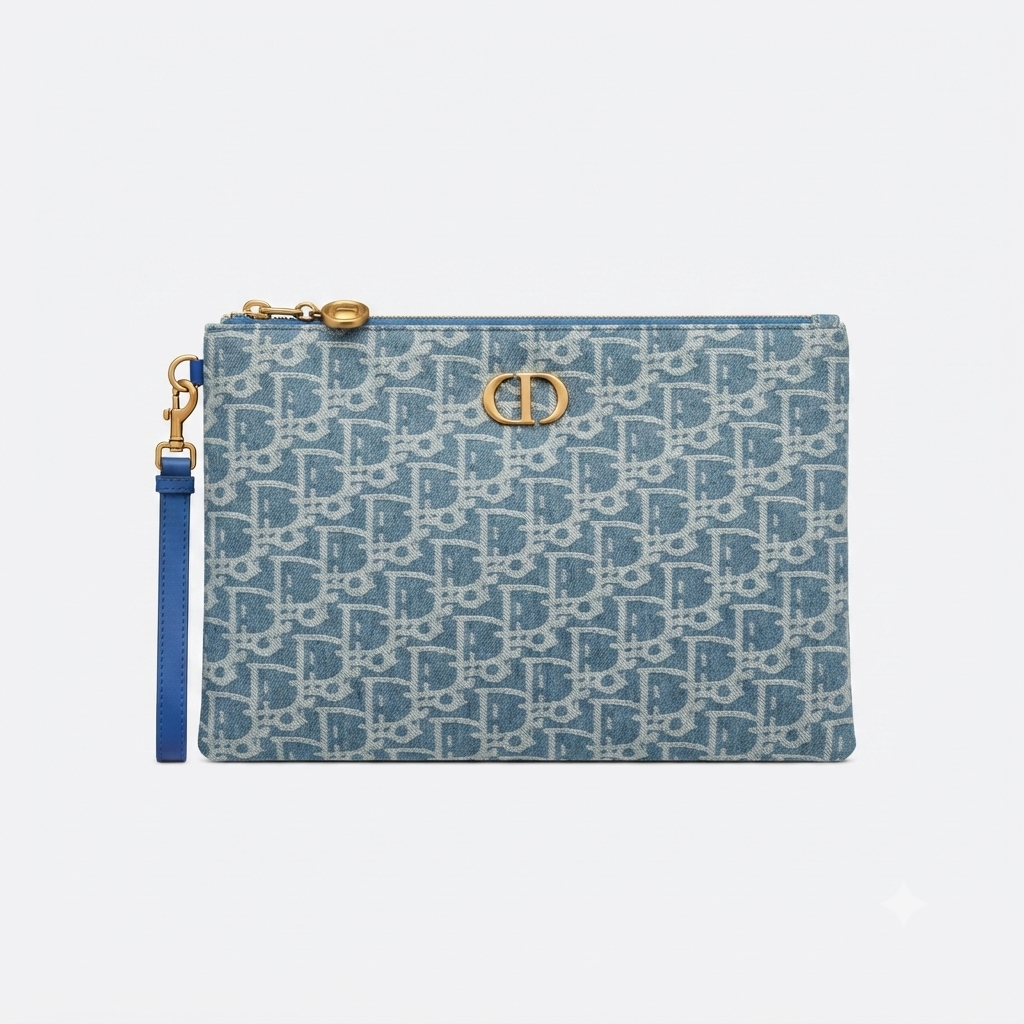 Dior Oblique Zip Pouch