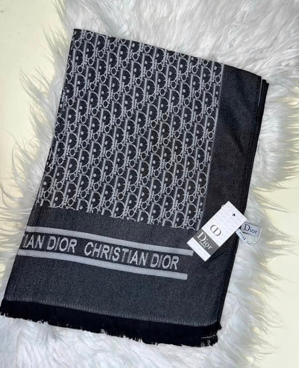 Dior Lightweight Double-Face Shawl