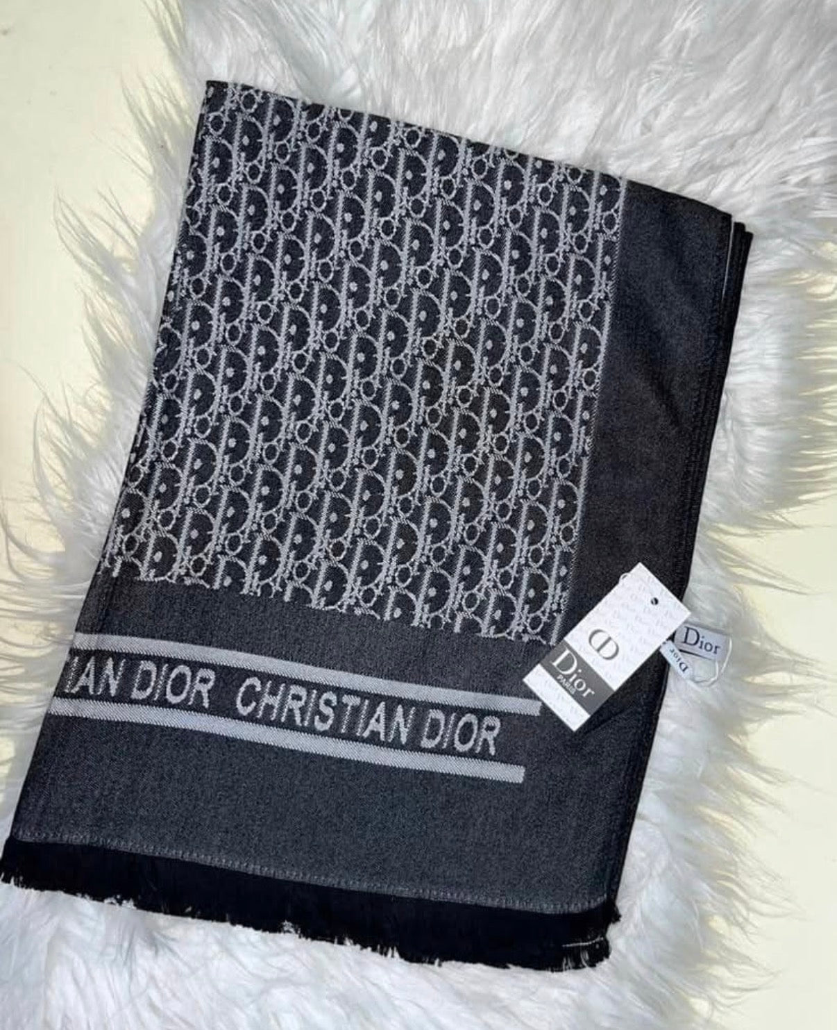 Dior Lightweight Double-Face Shawl