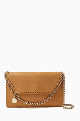 Stella McCartney Falabella Fold-Over Chain Clutch