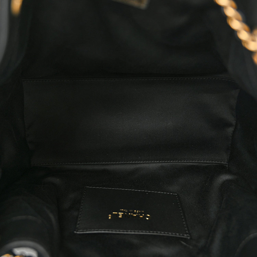 Chanel 25 Quilted Suede Handbag