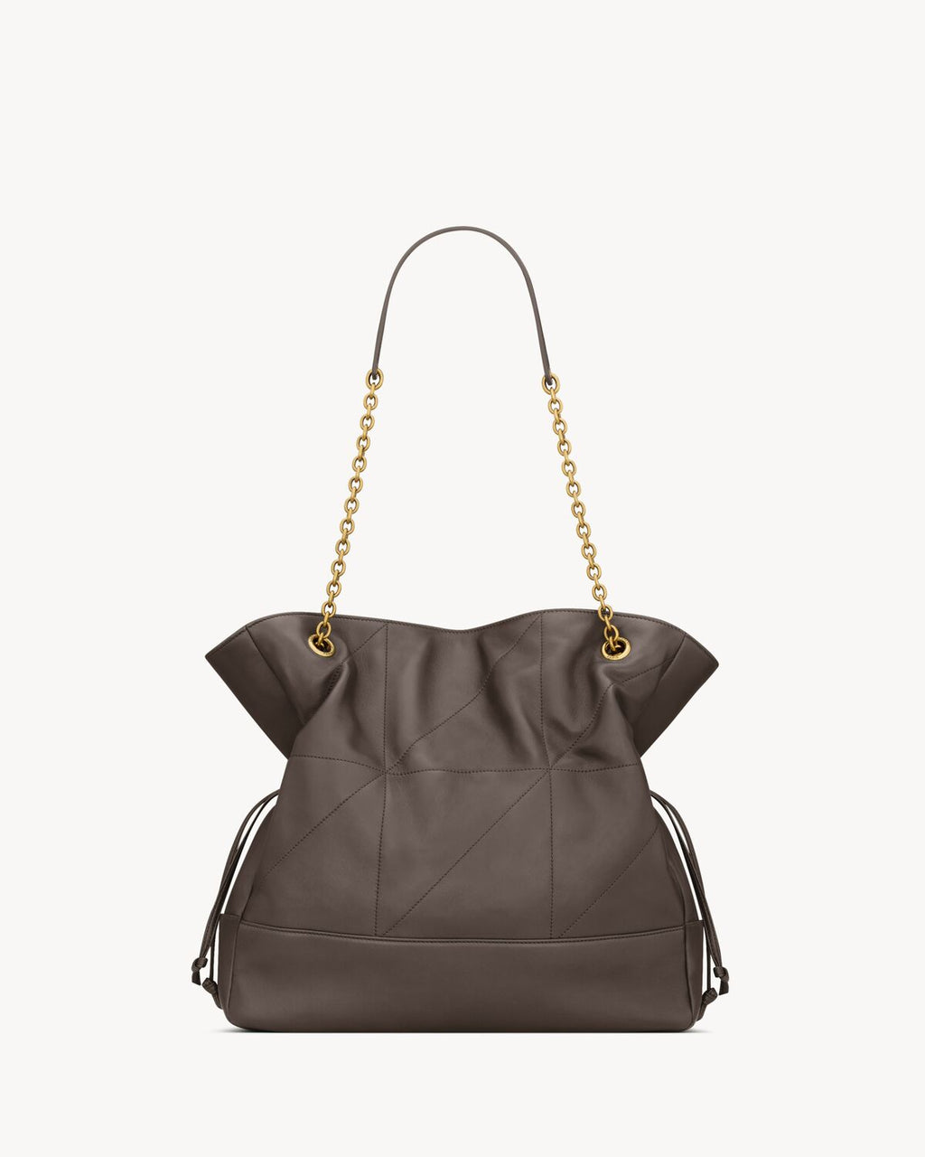 SAINT LAURENT Jamie Shopping appliquéd quilted leather shoulder bag