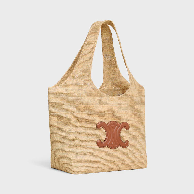 Celine Made In Tote in Raffia