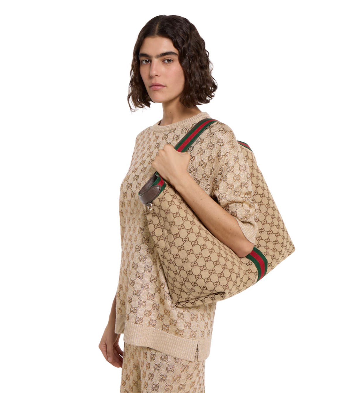 Gucci Ophidia GG Supreme Medium Hobo Bag