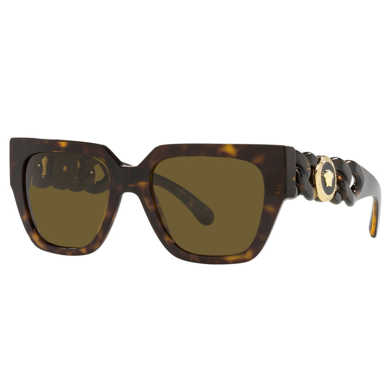 Versace Medusa Chain Square Sunglasses