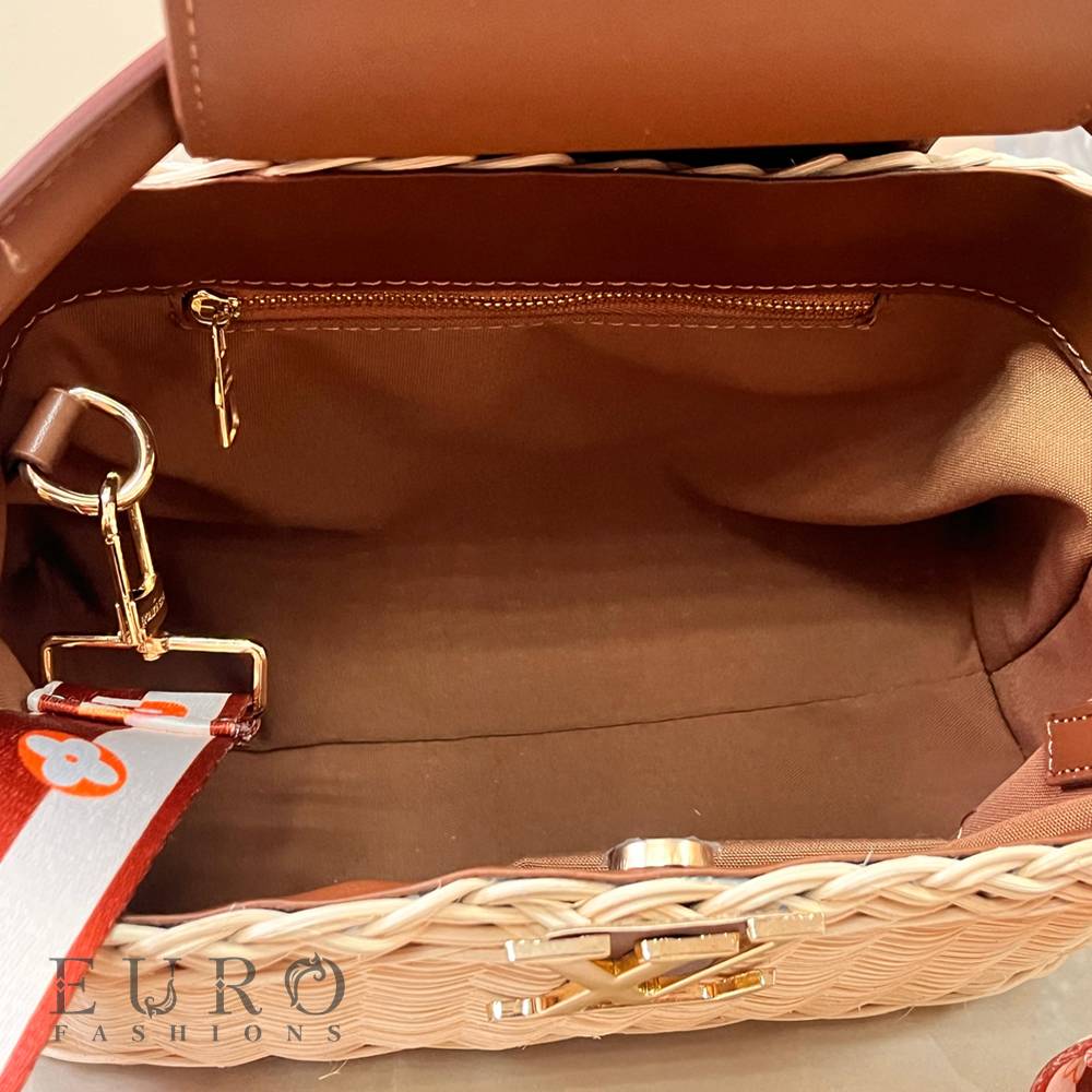 Louis Vuitton Capucines MM Wicker Handbag
