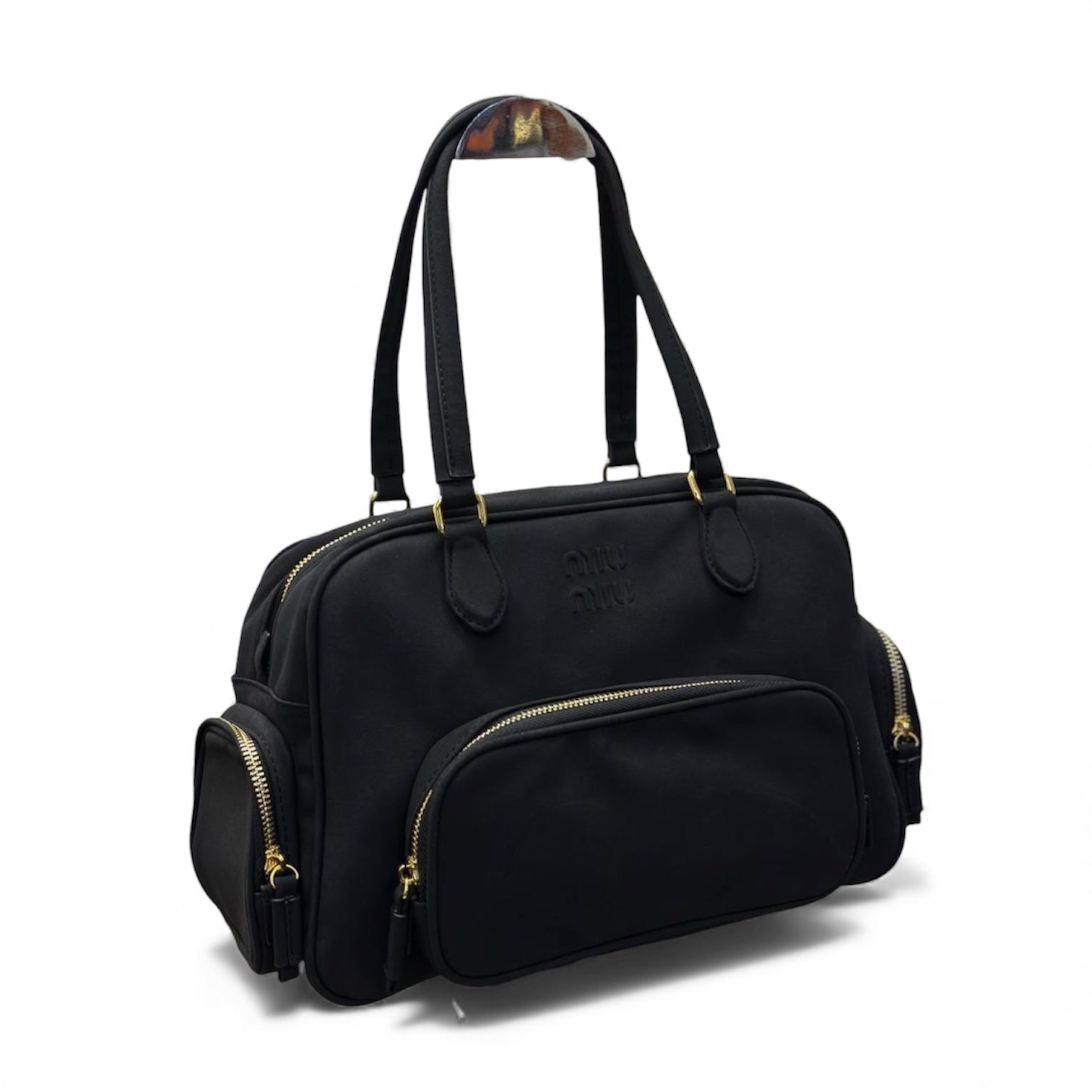 Miu Miu Velvety Leather Utility Bag