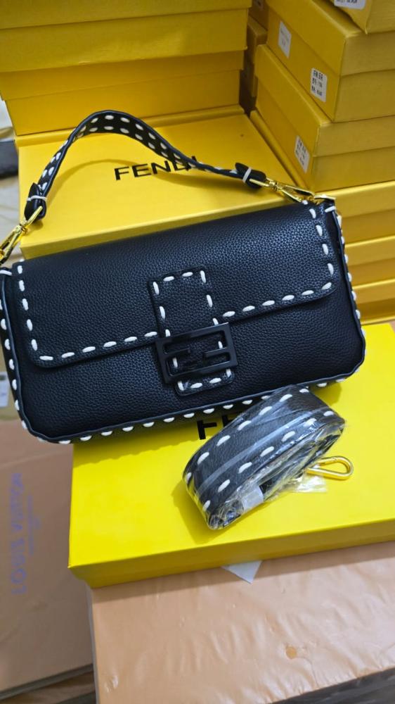 Fendi Baguette Leather Bag