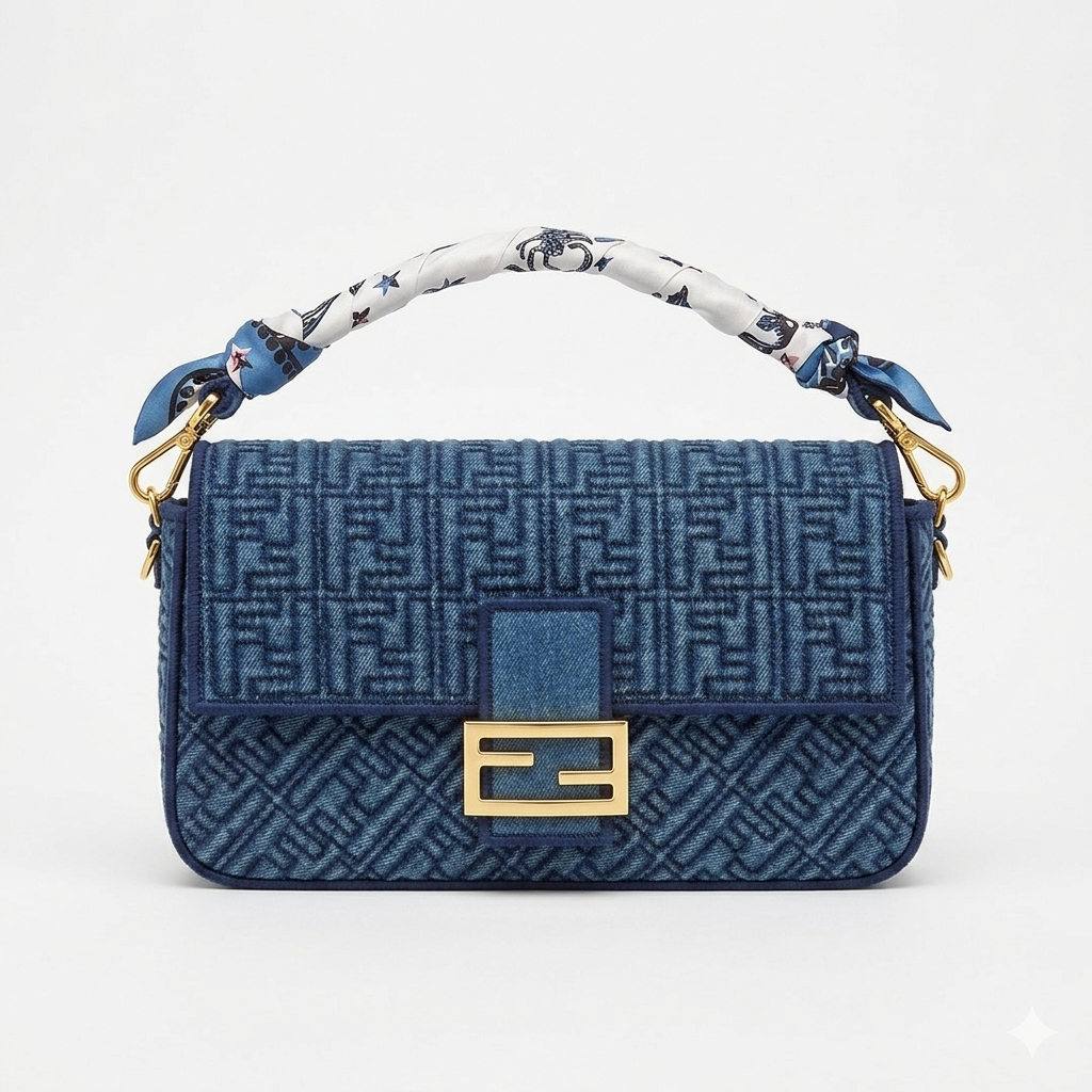 Fendi Denim Baguette