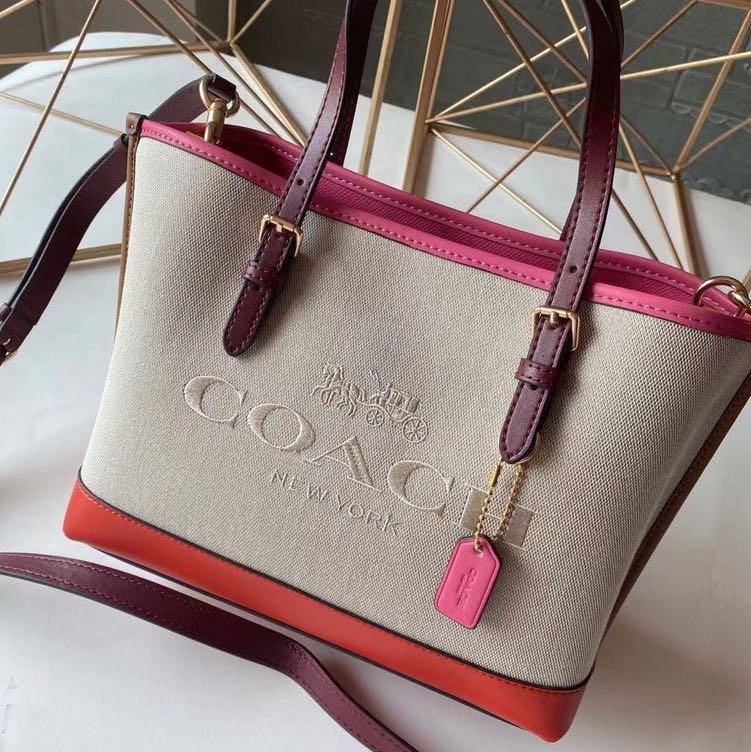 Coach Canvas and Leather Tote Bag