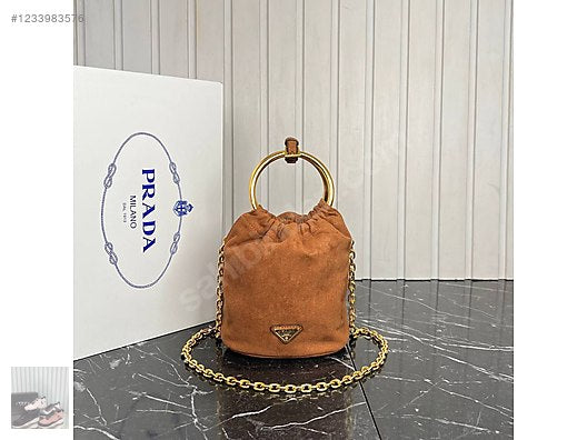 PRADA Suede leather