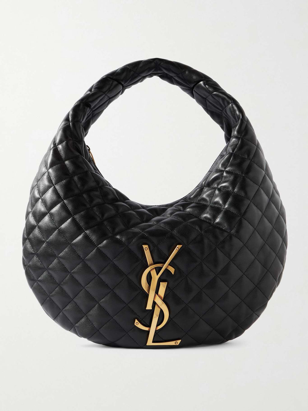 Saint Laurent Puffer Quilted Hobo Bag