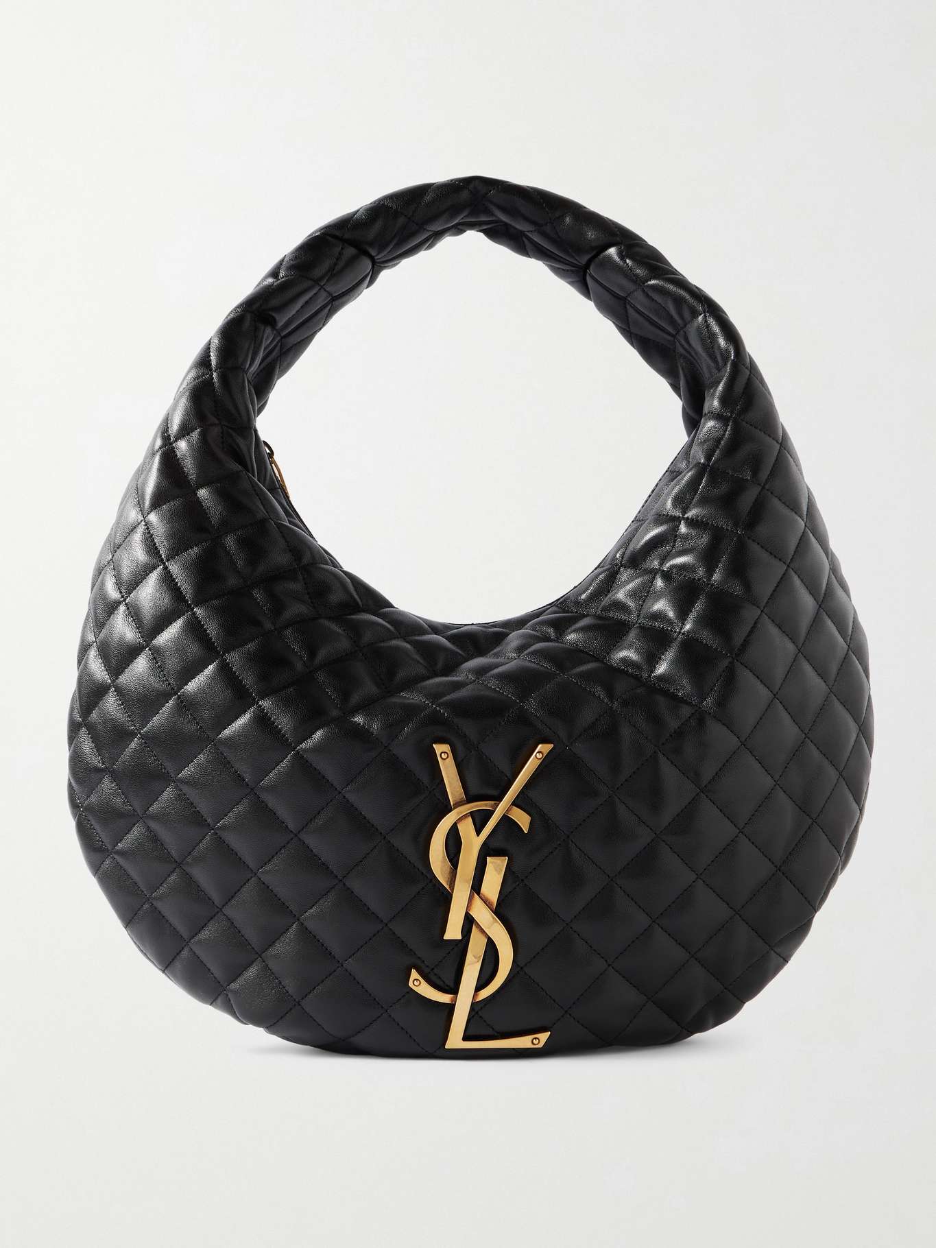 Saint Laurent Puffer Quilted Hobo Bag