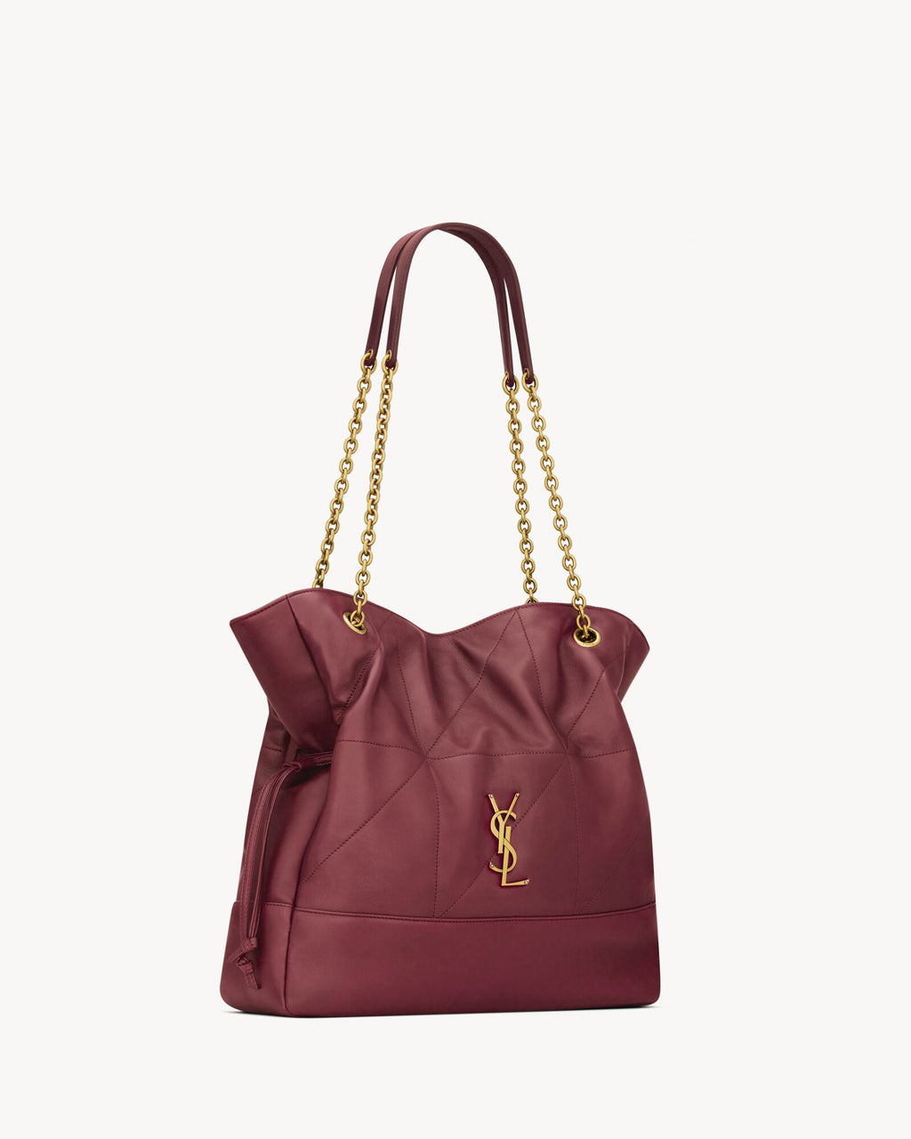 Saint Laurent Loulou Drawstring Tote Bag with Removable Pouch