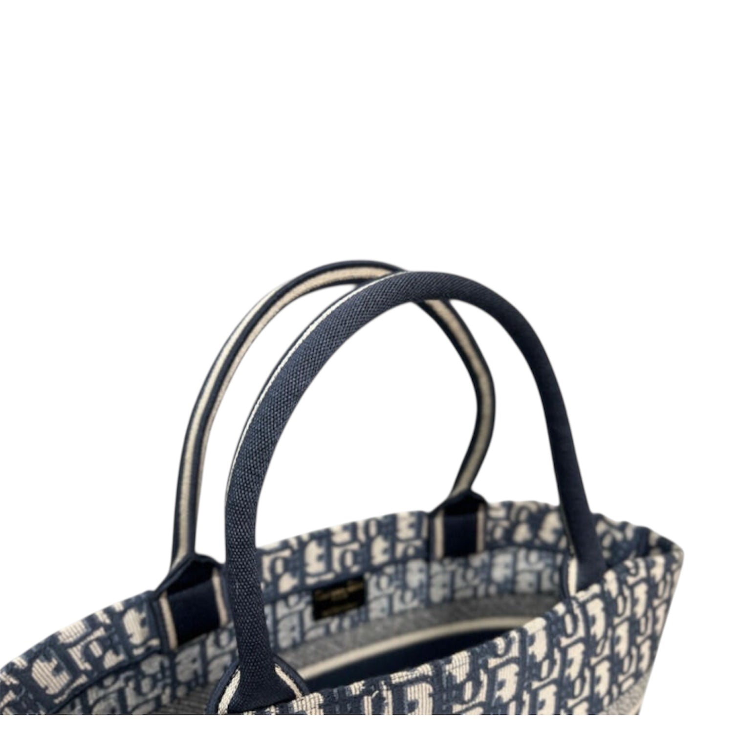 Christian Dior Book Tote – Blue Oblique Canvas