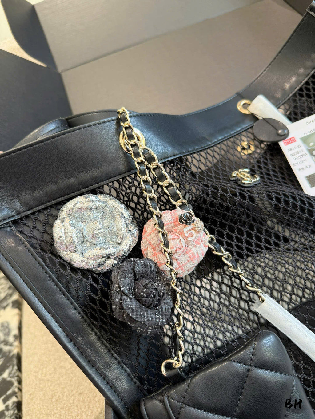 Chanel Mesh Beach Tote Set