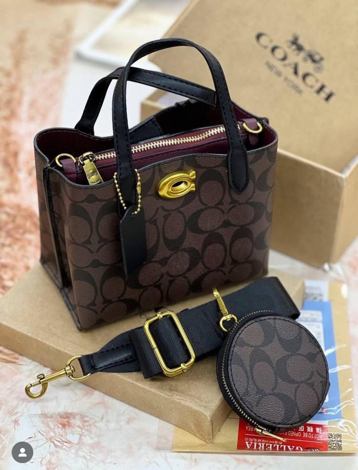 Coach Signature Canvas Tote Bag