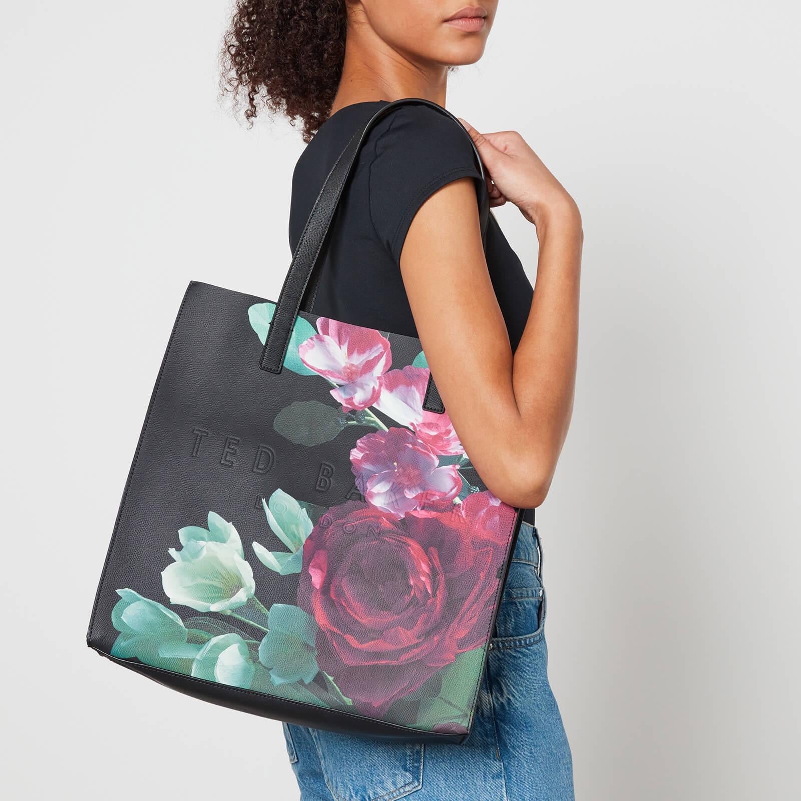 TED BAKER Botanin Icon floral-print woven tote bag