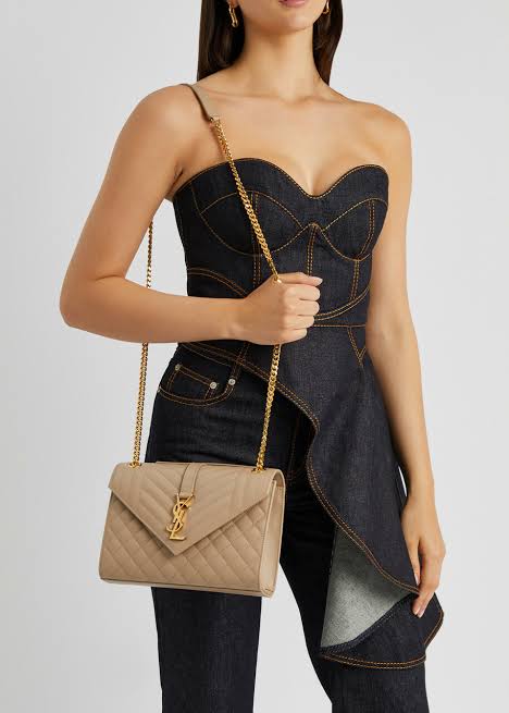 Saint Laurent Envelope leather