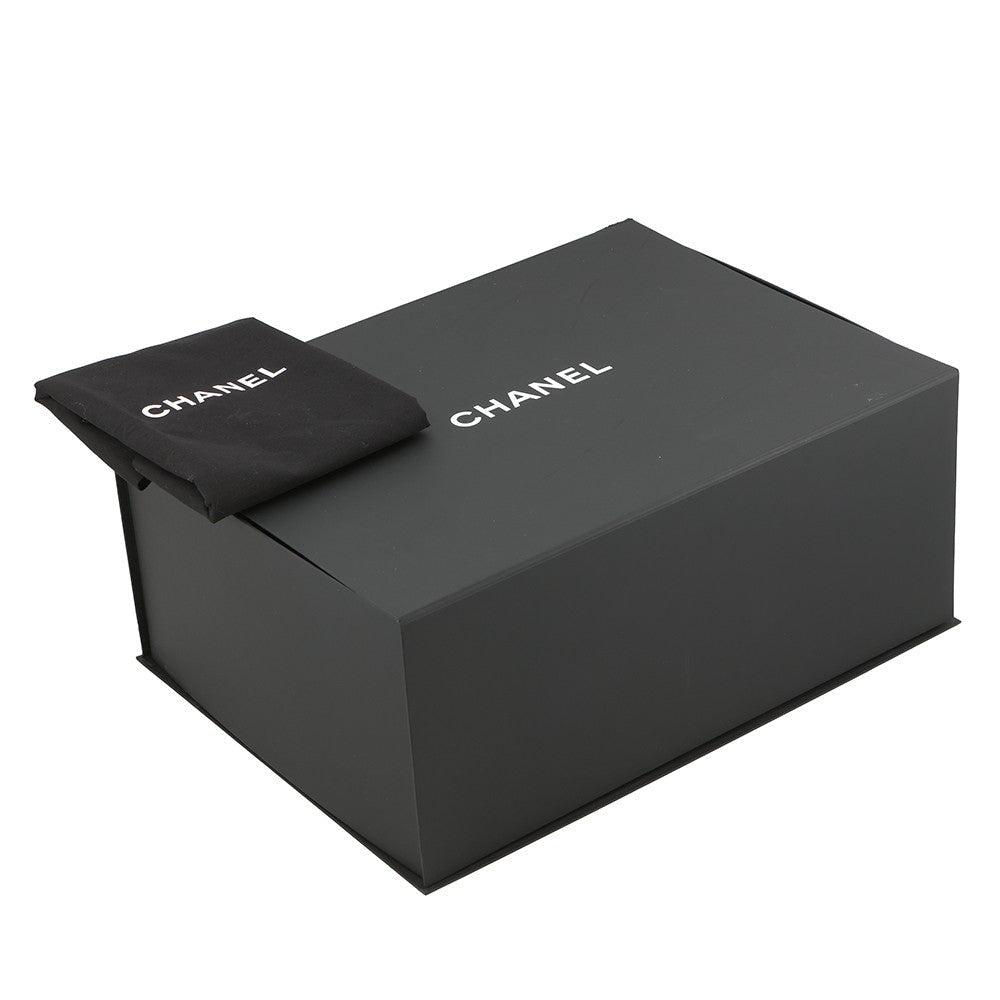 Chanel Quilted Bow Top Handle Bag with Chain Strap