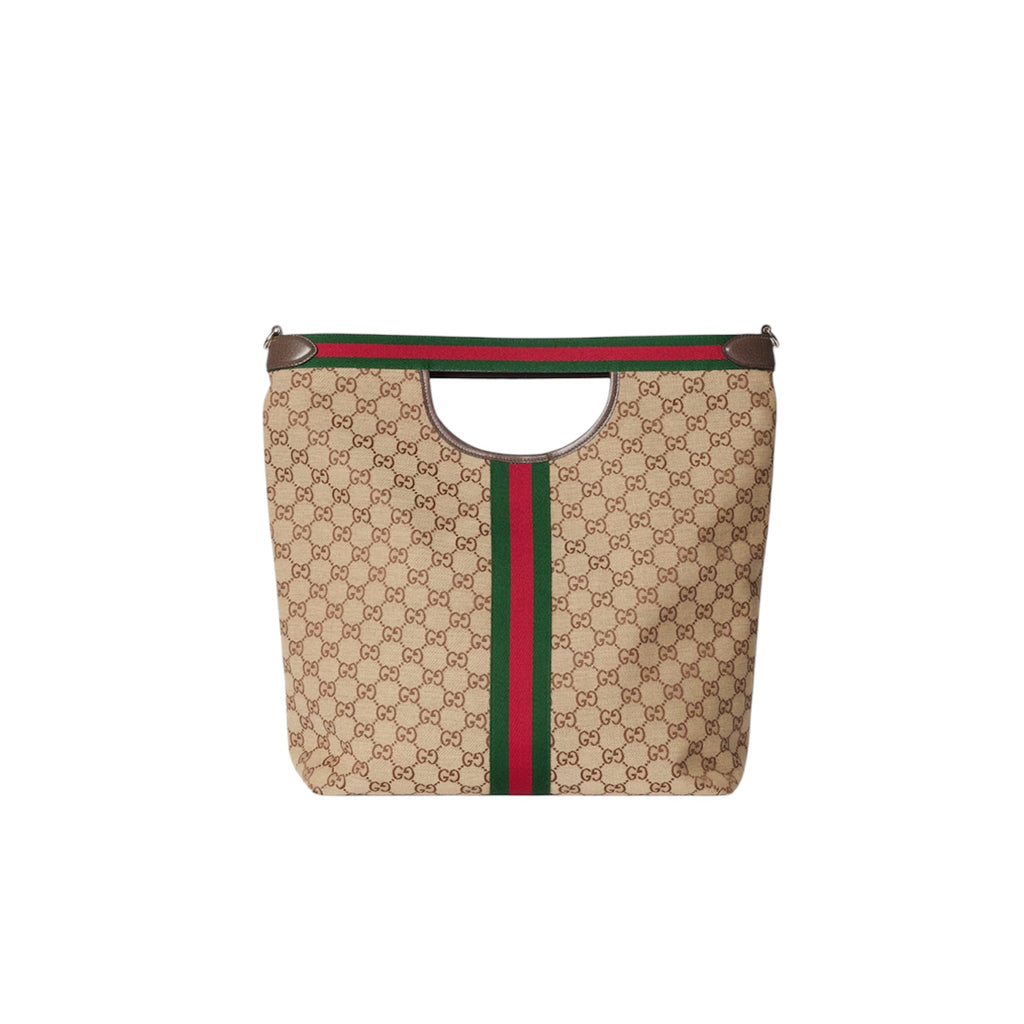 Gucci Ophidia GG Supreme Tote Bag with Pouch