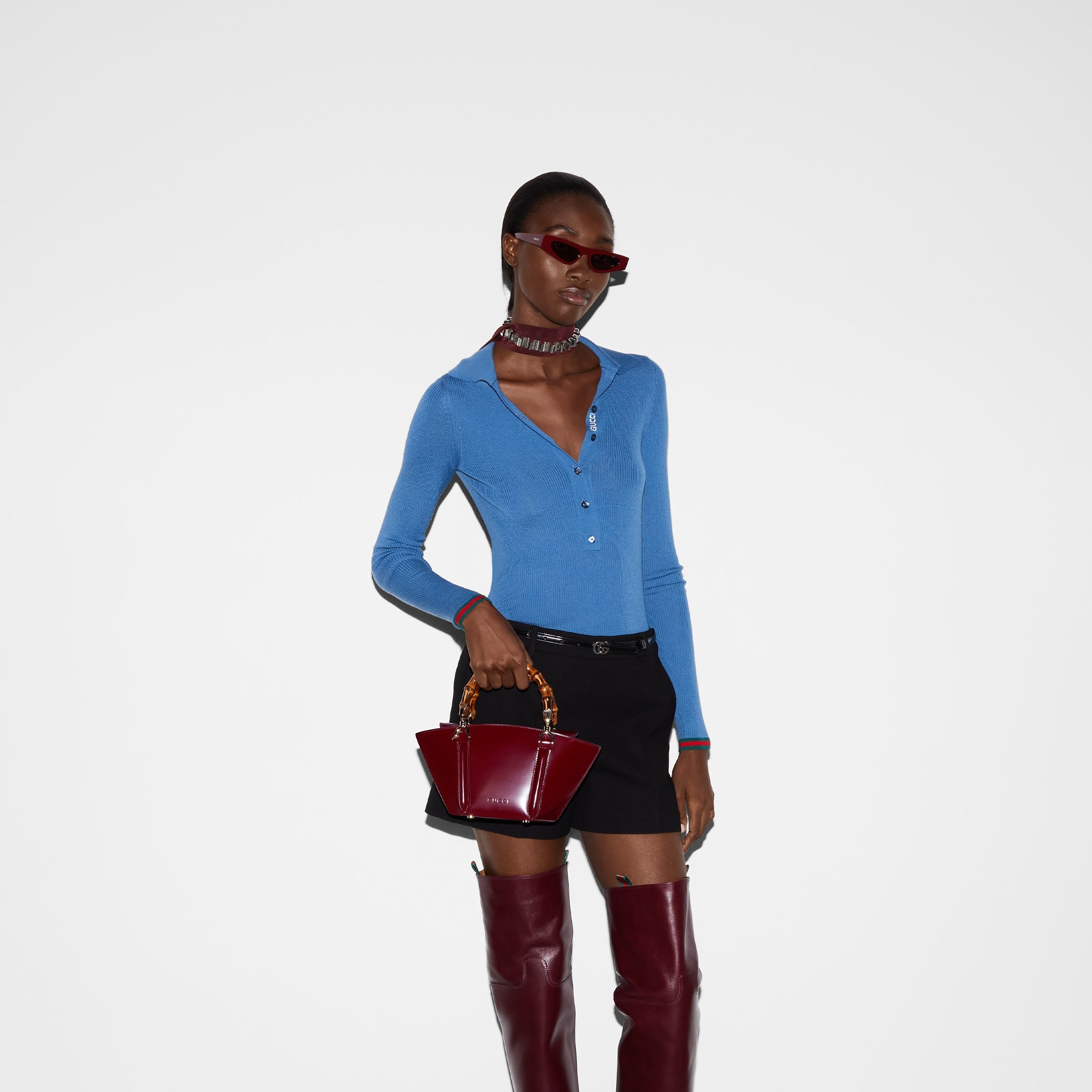 Gucci Mini Bamboo Top Handle Tote Bag