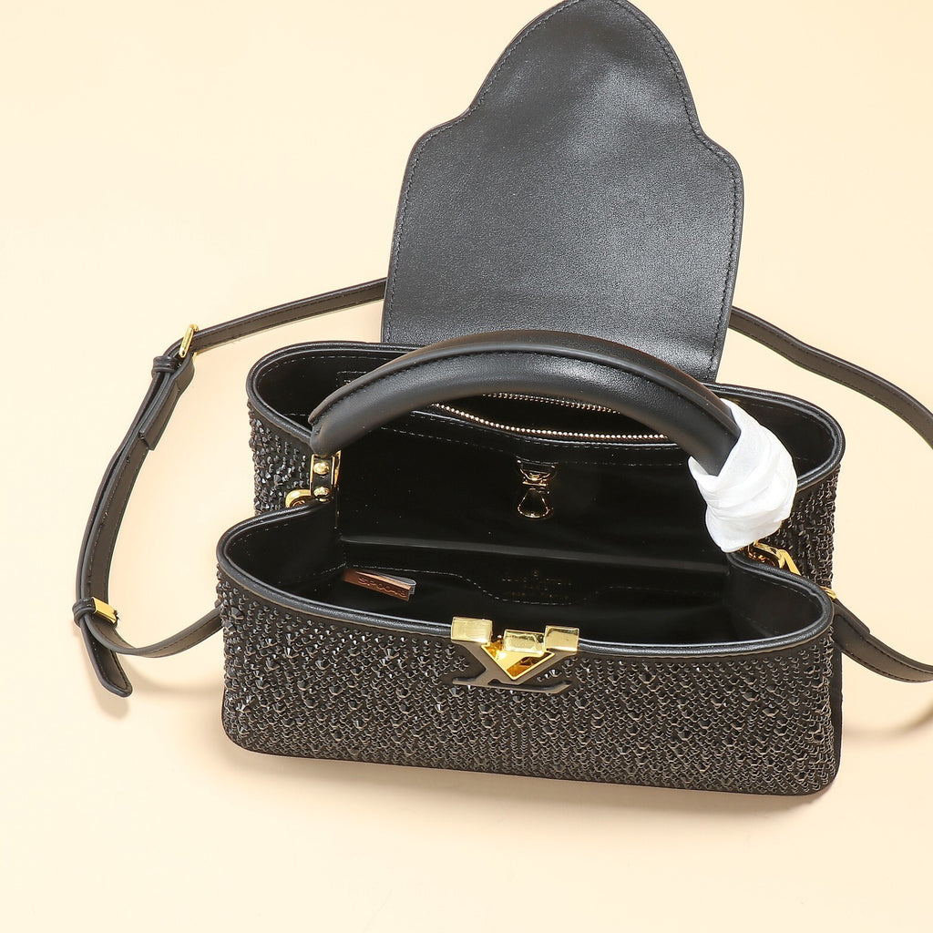 Louis Vuitton Capucines Crystal Bag