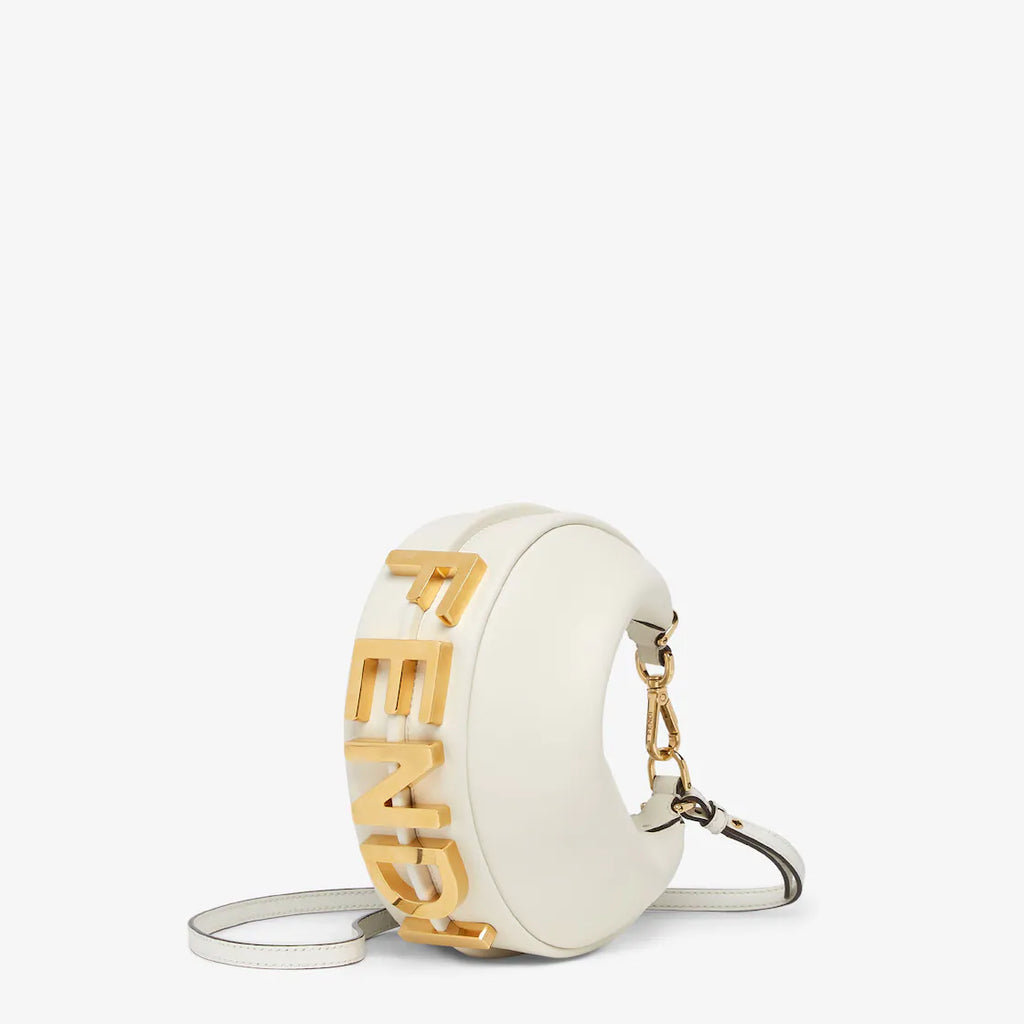 Fendi Mini Croissant FF Logo Bag