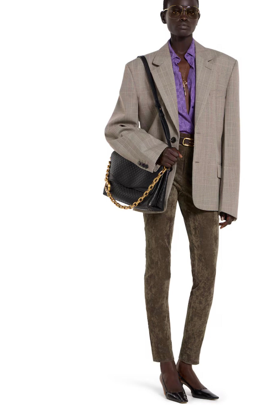 Gucci Signature Chain Shoulder Bag