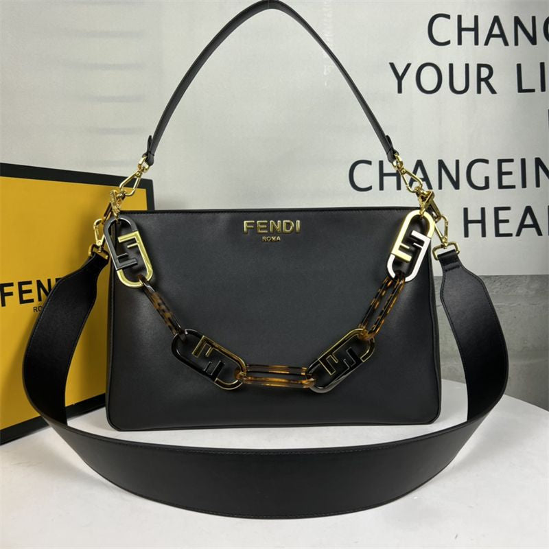Fendi Chain Handle Tote Bag