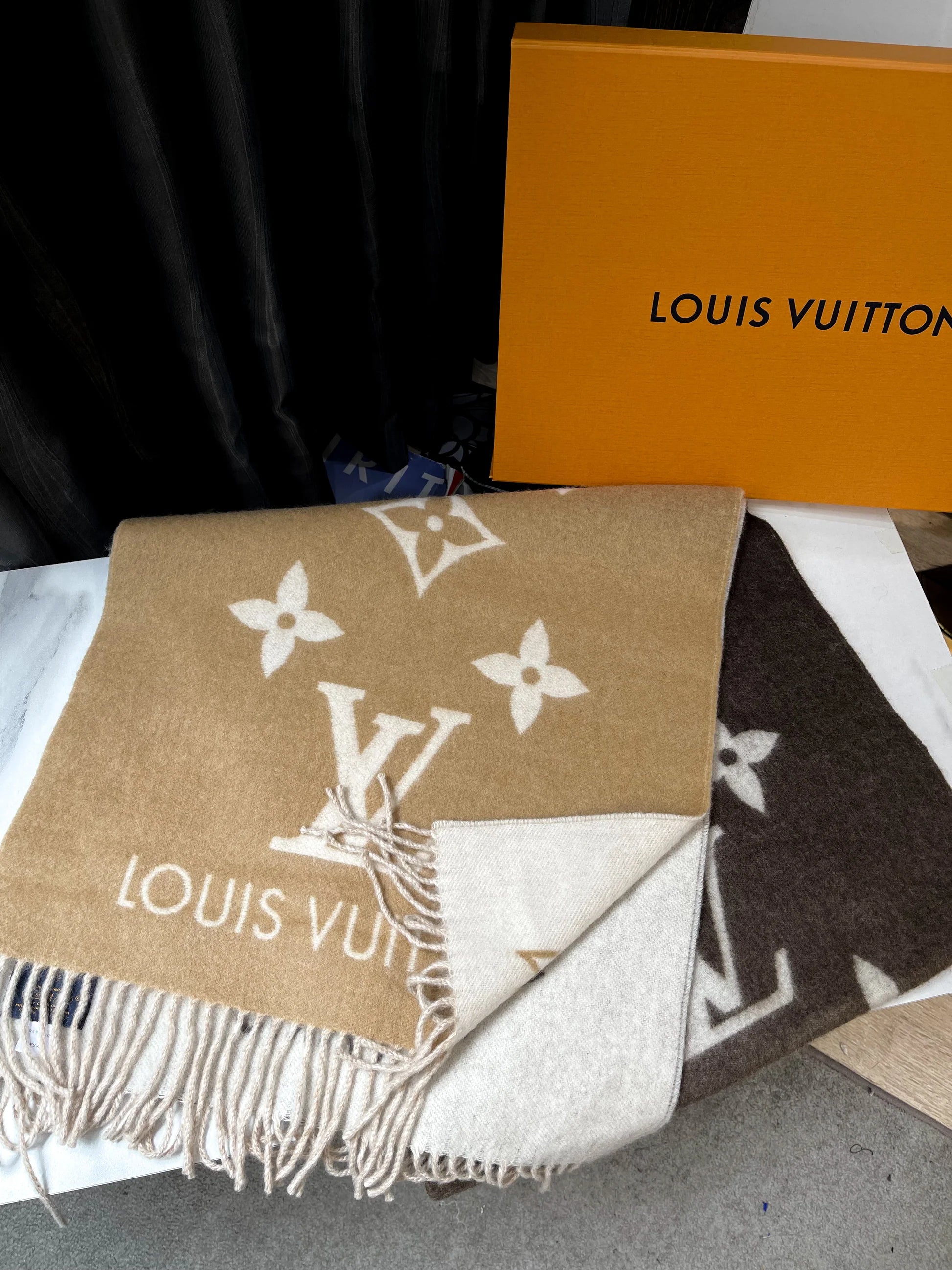Louis Vuitton Double-Face Monogram Shawl