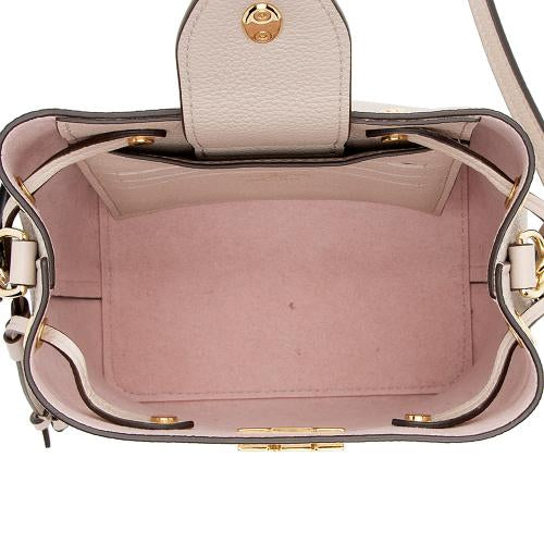 Louis Vuitton Calfskin Nano Lockme Bucket Bag