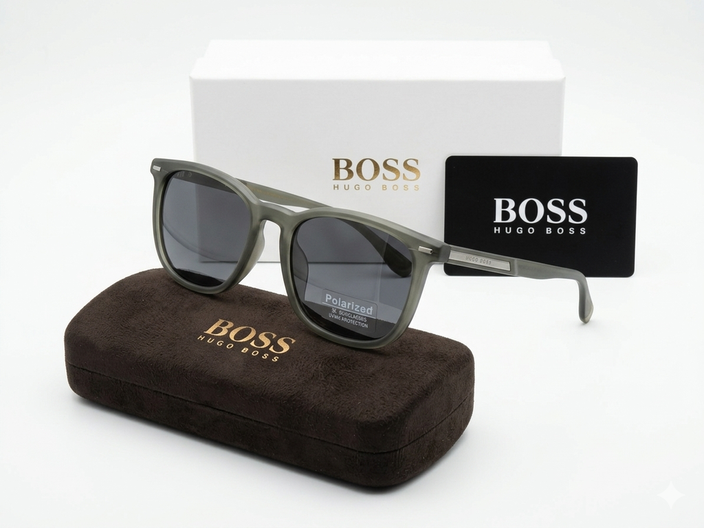 Hugo Boss Matt Square Sunglasses