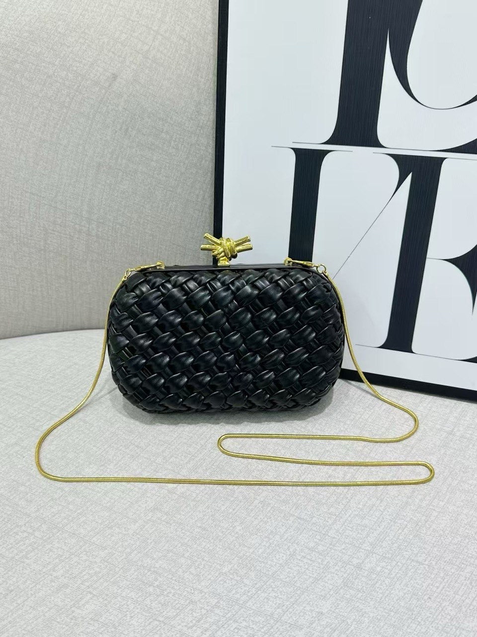 Bottega Veneta Knot Clutch Bag