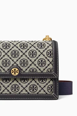 Tory Burch T Monogram Jacquard Crossbody Bag
