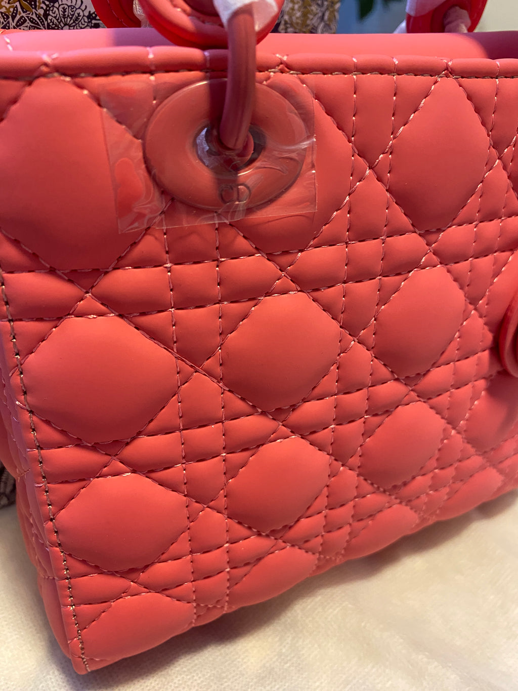 Lady Dior Patent Leather Bag