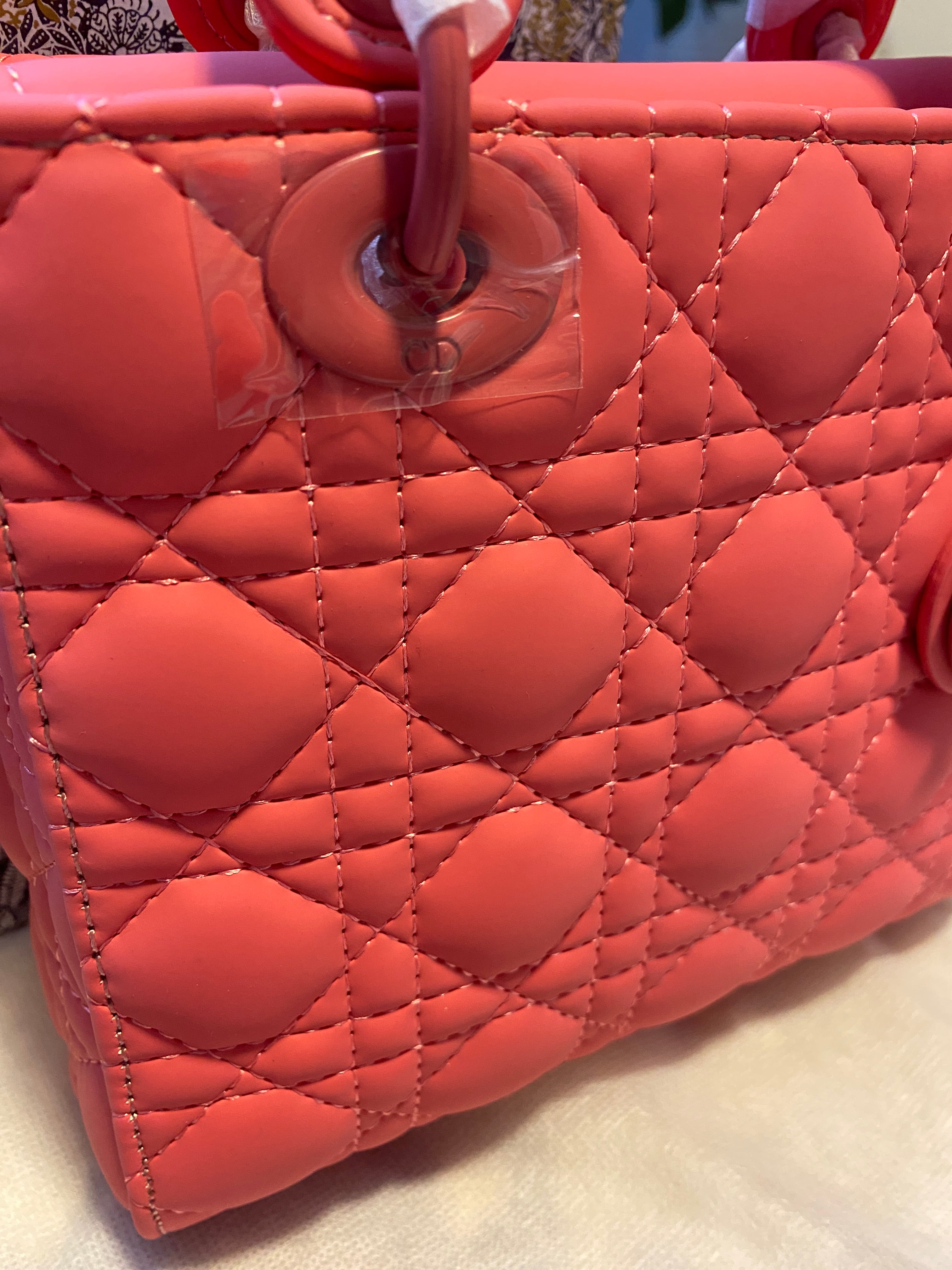 Lady Dior Patent Leather Bag
