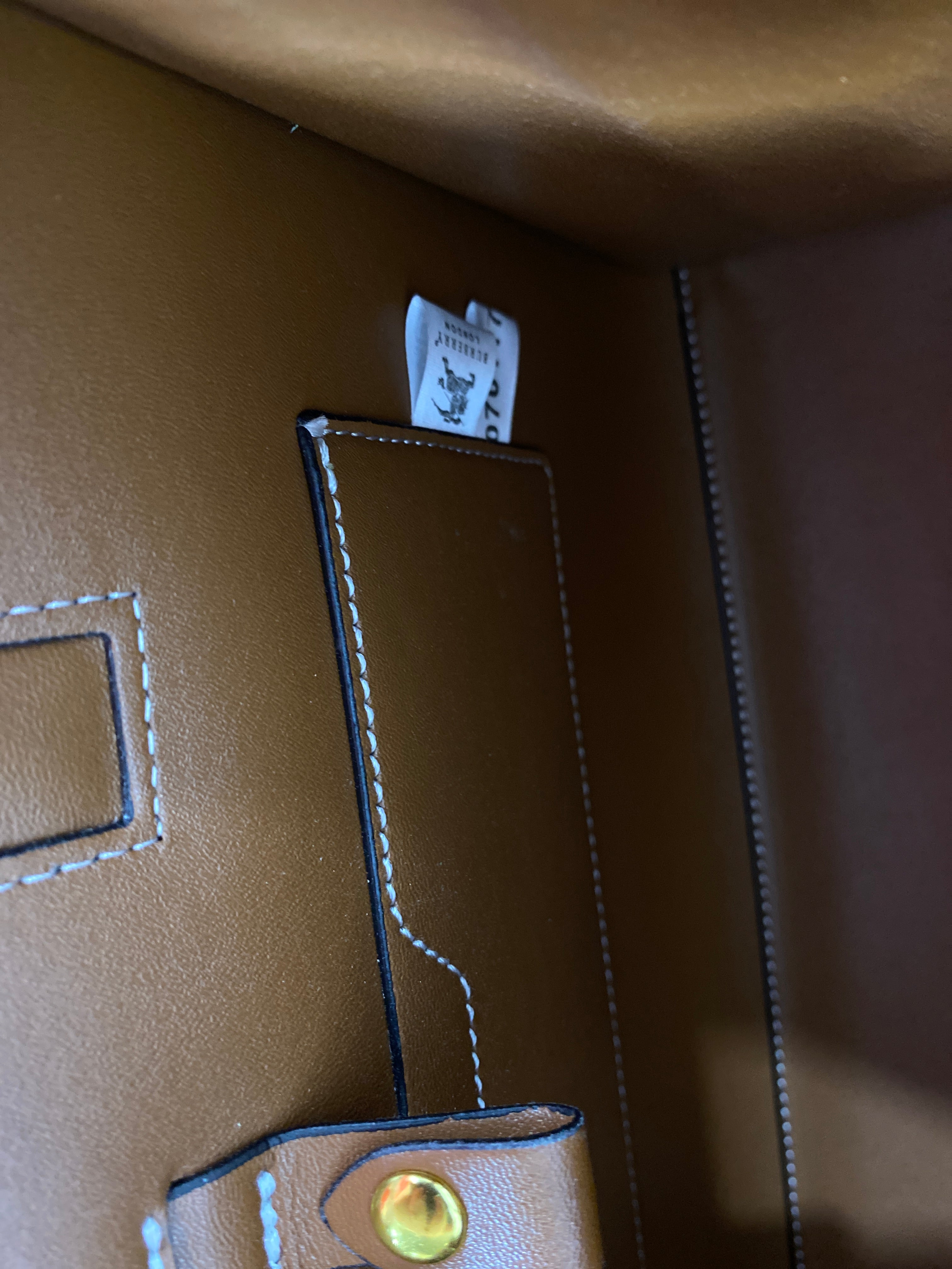 Burberry Check Tote Bag