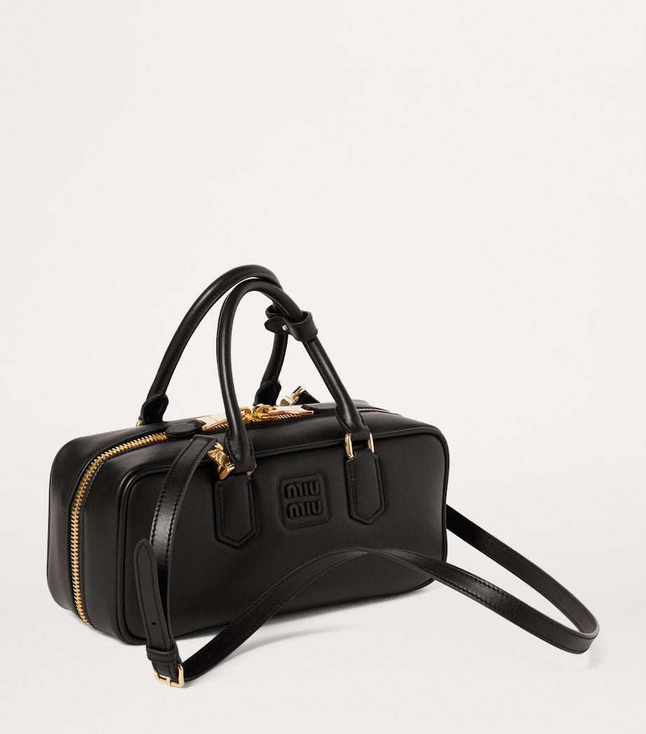 Miu Miu Leather Mini Top Handle Bag