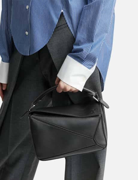 LOEWE Leather Featherlight Puzzle Top-Handle Bag