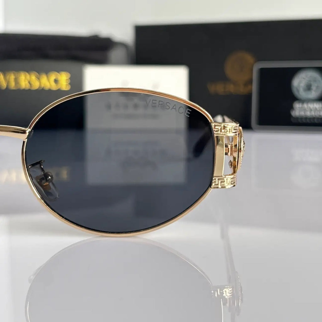 Versace Medusa Round Sunglasses