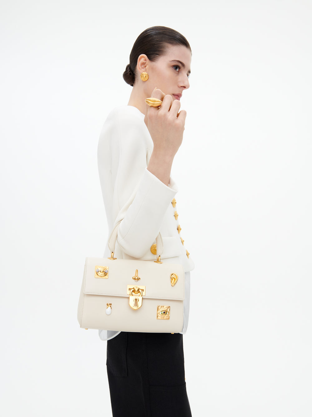 Schiaparelli The Secret Bijoux Top-Handle Bag