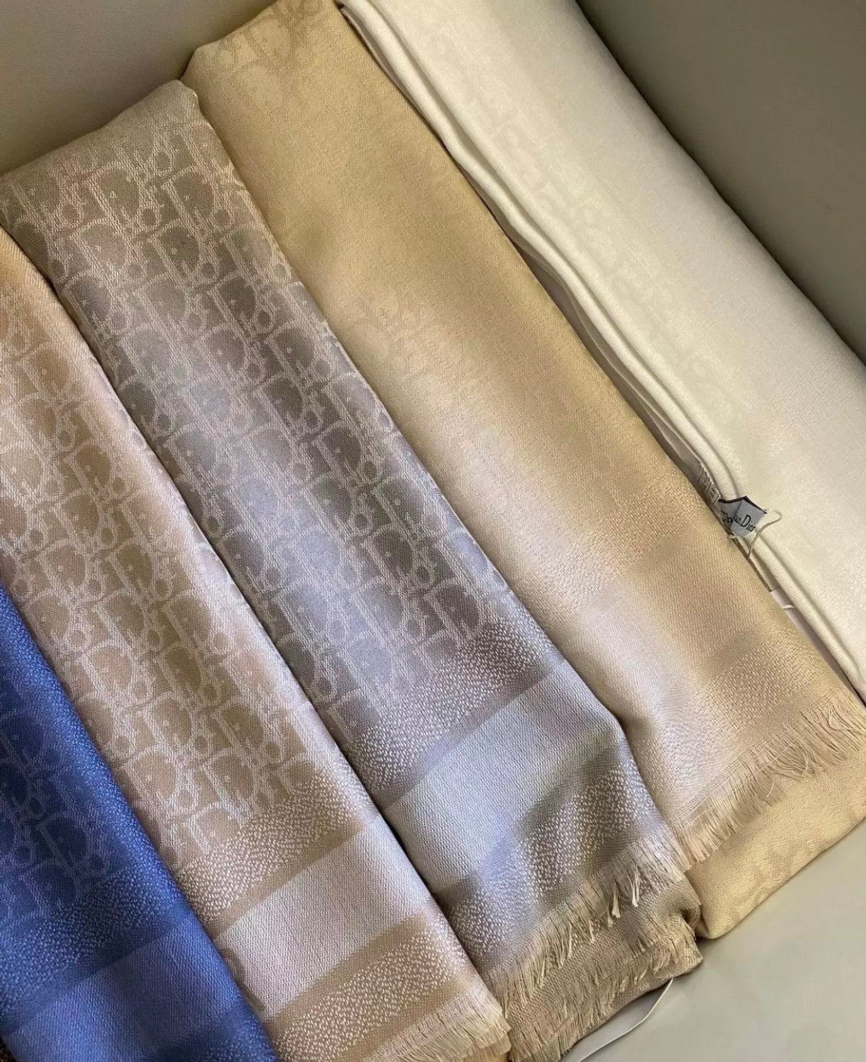 Dior Lightweight Double-Face Shawl