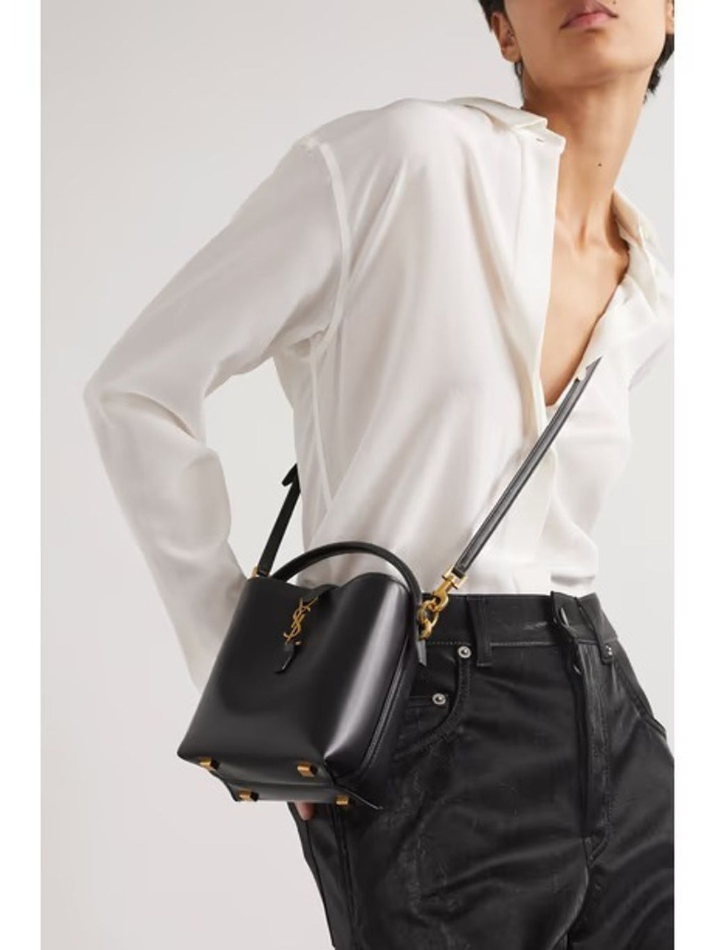 SAINT LAURENT Small Le 37 Bucket Bag